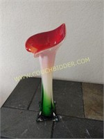 Magnificent glass tulip vase