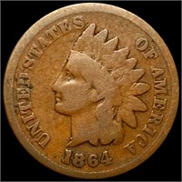 1864 "With L" Indian Head Penny NICELY CIRCULATED