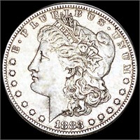 1883-S Morgan Silver Dollar NEARLY UNCIRCULATED