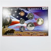 2014 US Sovereign Nation Of The Sioux Set GEM UNC