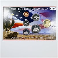 2014 US Sovereign Nation Of The Sioux Set GEM UNC