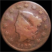 1829 Coronet Head Large Cent NICELY CIRCULATED