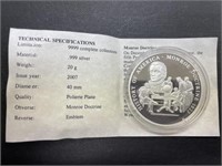 Monroe Doctrine Silver Coin - 20g