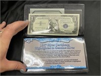 1957 Silver Certificate Highlighted In Genuine