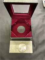 2008 .999 Silver Eagle  With Led Case