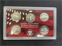 1999 Unites States Mint 50 State Quarters Silver