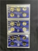 (3) United States Mint Proof Sets