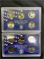 (2) United States Mint Proof Sets