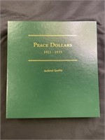 (24) 1921-1935 Peace Dollars Coin Album