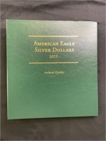 8- American Eagle Silver Dollars Coin Album  2015-