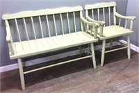 BENCH AND CHAIR SET