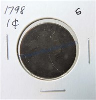 1798 large cent, G