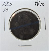 1805 large cent, VG10