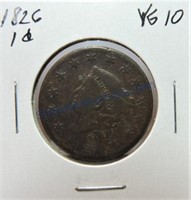 1826 large cent, VG10