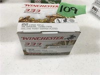 Winchester 22 long rifle 36 grain HP 333 rounds