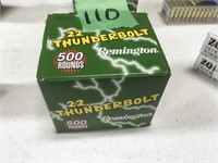 22 Thunderbolt Remington 500 rounds