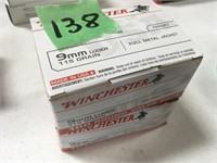 Winchester 9mm Luger FMJ 115 grain 200 rounds