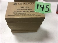 Federal 5.56 mm M193 Ball 55 gr 100 rounds