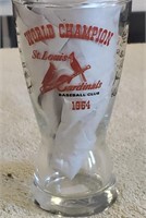 1964 St Louis Cardinals World Champions  Glass