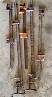 Lot of (5) Cabinet Clamps
