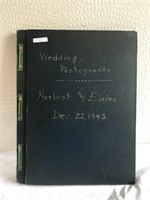 1943 Wedding Album with Photos