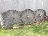 Steel Wheels Made Into Gates