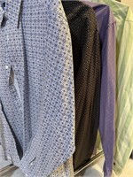 4 - Button up collared shirts - size large
