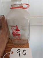 Great Western Juice Company Gallon Bottle