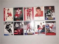 Lot of 10 Gordie Howe cards