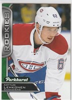 Artturi Lehkonen Rookie card