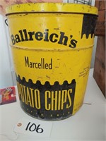 Ballreih's Potato Chip Can