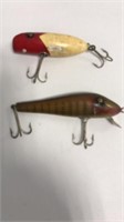 Wooden Paw-Paw glass eyed lure & wooden South