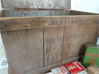 Antique Wood and Galvanized Metal Crate