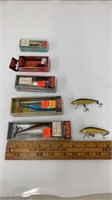 Rapala lures- 5 in original boxes & 2 Finland
