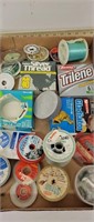 Lot of Nylon and polymer fishing lines