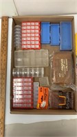Lot of organizers-for hooks, nylon, lures,