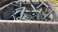 galvanized logs for chain link panels