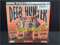 Windows CD Rom Deer Hunter, Monster Buck 4 Pk