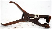 Leather working tool -- Angled cutter