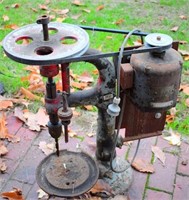 Pedestal electric bench drill