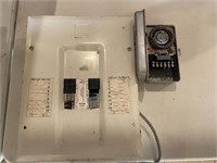 Circuit breaker box & Tork timer