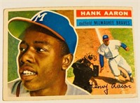 1956 Topps Hank Aaron Baseball Card #31