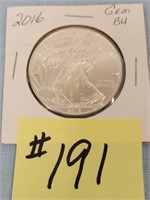 2016 American Eagle Silver Dollar - GEM BU