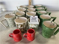 16 Homemade Ceramic Mugs