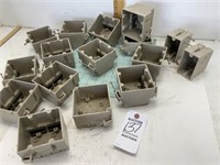 16 Junction Boxes Assorted