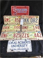 6 Mississippi License Plates, 1 Ole Miss