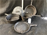 Cast Iron Cookware (3 are LODGE)
