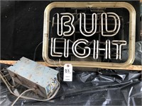 BUD LIGHT Neon Sign with Tranformer