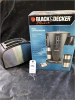 New Black& Decker Dual Coffee Maker & Sunbeam