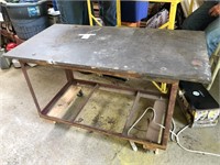 48'x24" Work table on Metal Frame